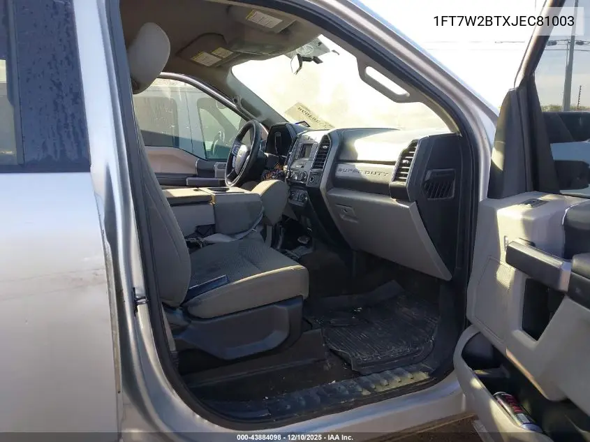 1FT7W2BTXJEC81003 2018 Ford F-250 Xlt