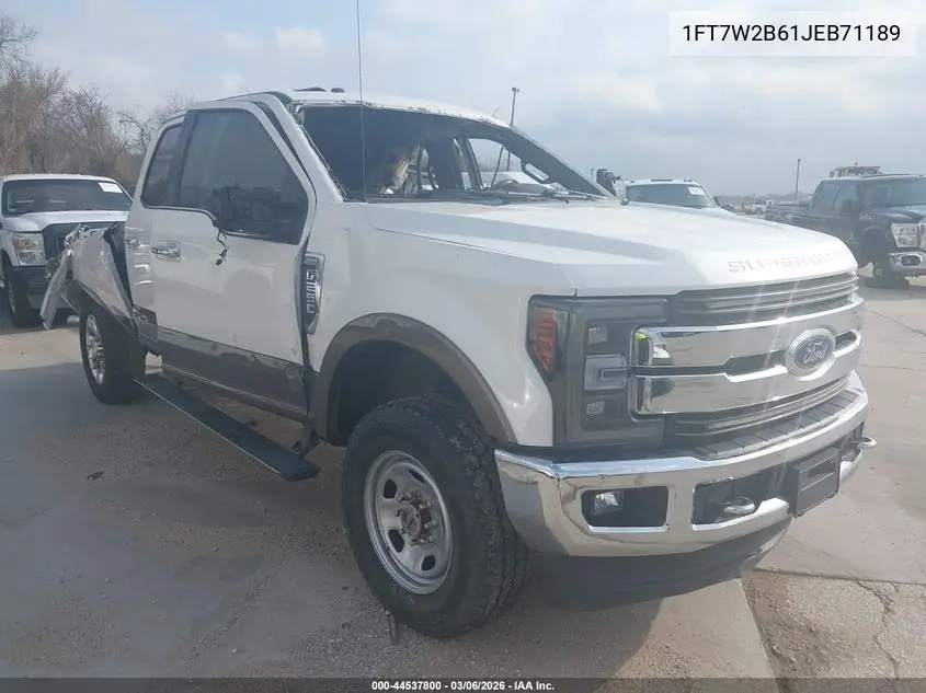 1FT7W2B61JEB71189 2018 Ford F-250 King Ranch