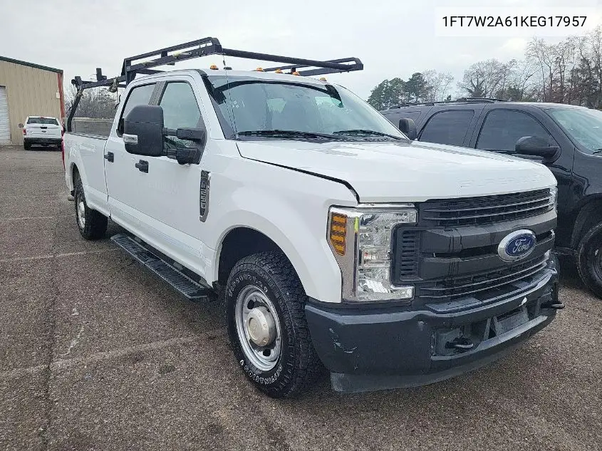 1FT7W2A61KEG17957 2019 Ford F-250 Xl