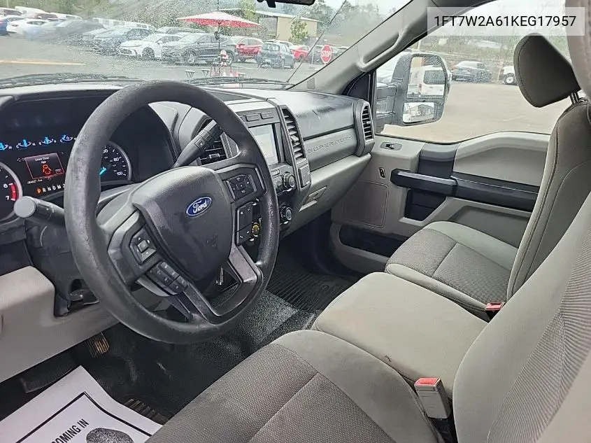 1FT7W2A61KEG17957 2019 Ford F-250 Xl