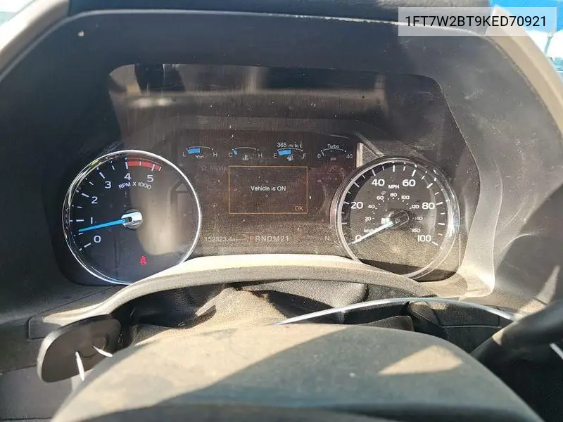 1FT7W2BT9KED70921 2019 Ford F-250 Lariat