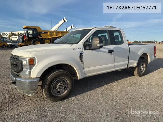 1FT7X2A67LEC57771 2020 Ford F-250 2020 Ford F-250 Xl 4X2 Extended Cab Pickup