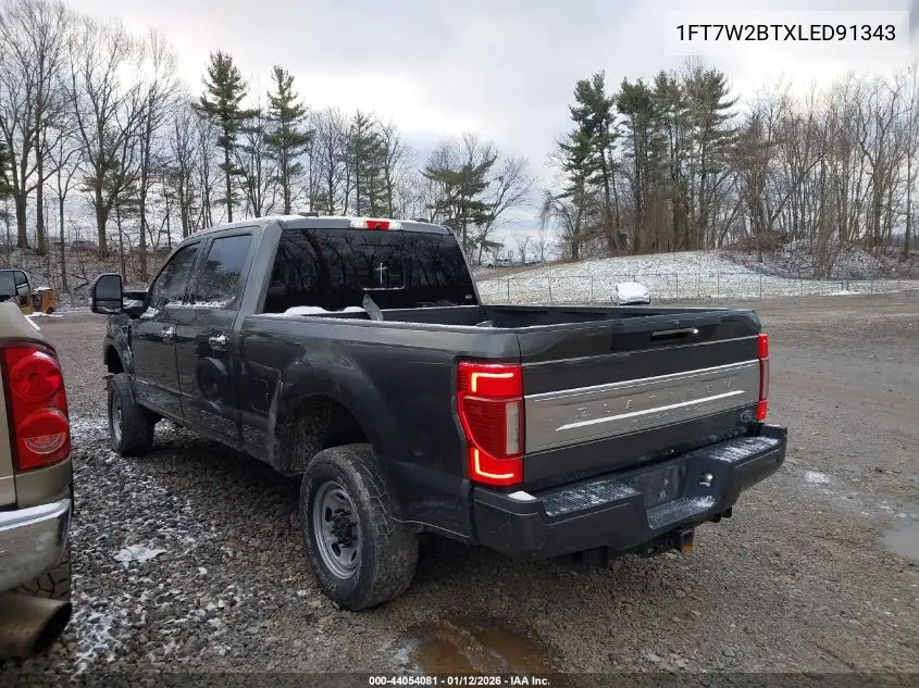 1FT7W2BTXLED91343 2020 Ford F-250 Platinum
