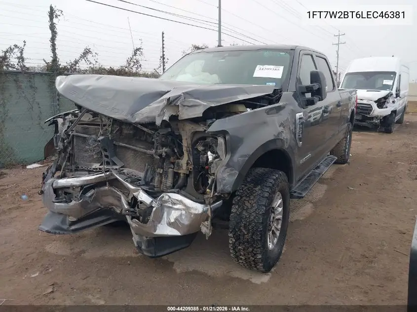 1FT7W2BT6LEC46381 2020 Ford F-250 Xlt