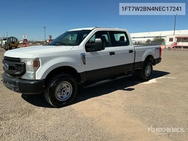 1FT7W2BN4NEC17241 2022 Ford F-250 2022 Ford F-250 Xl 4X4 Crew Cab Pickup