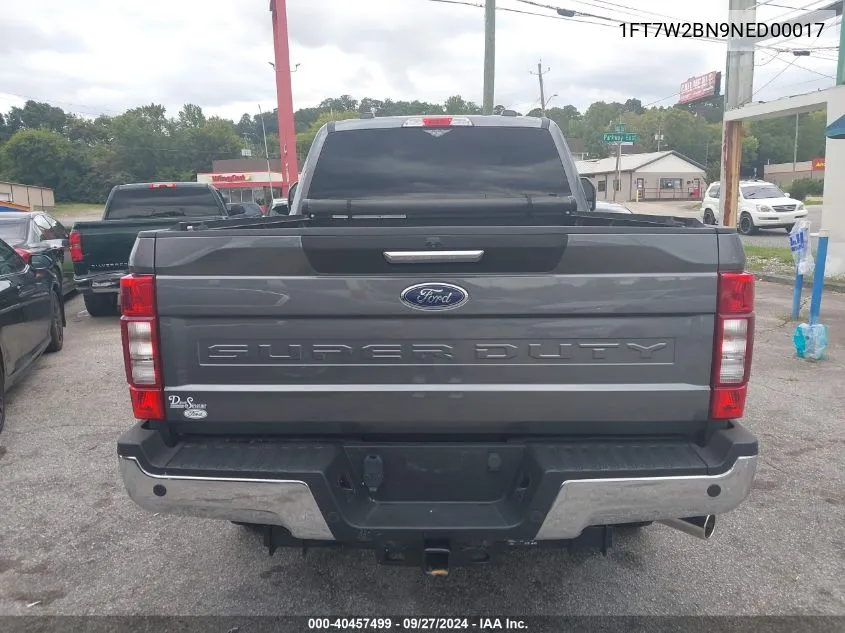 1FT7W2BN9NED00017 2022 Ford F-250 Xlt