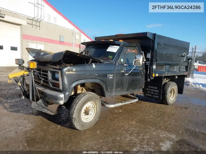 2FTHF36L9GCA24286 1986 Ford F350