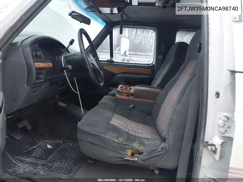2FTJW35M0NCA98740 1992 Ford F350