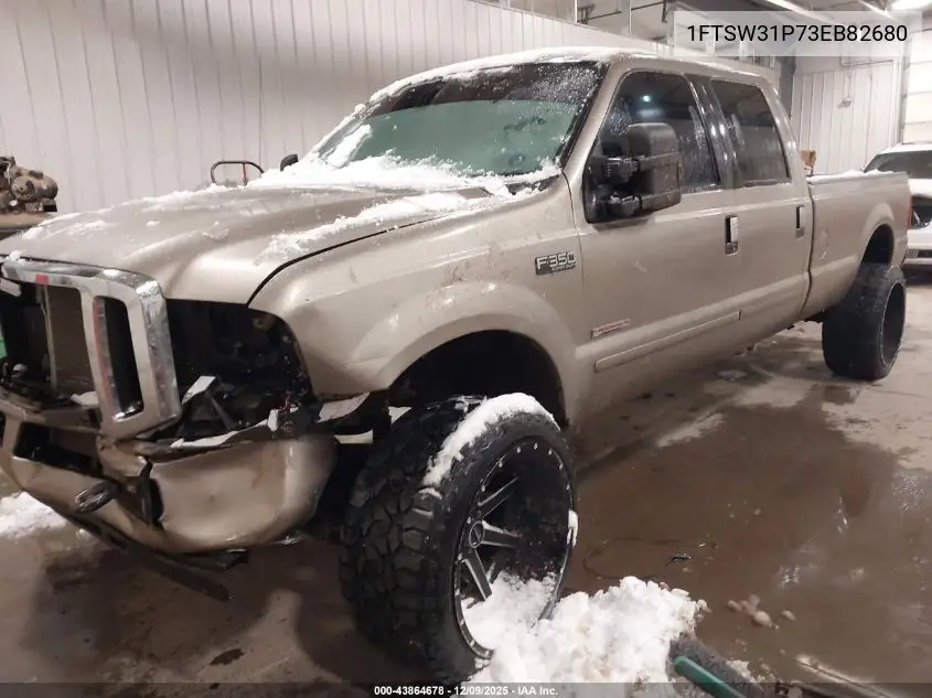1FTSW31P73EB82680 2003 Ford F-350 Lariat/Xl/Xlt
