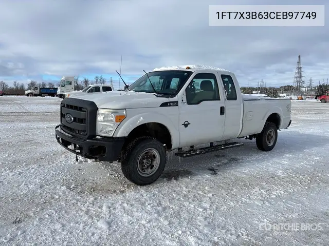 1FT7X3B63CEB97749 2012 Ford F-350 2012 Ford F-350 Xl 4X4 Extended Cab Pickup