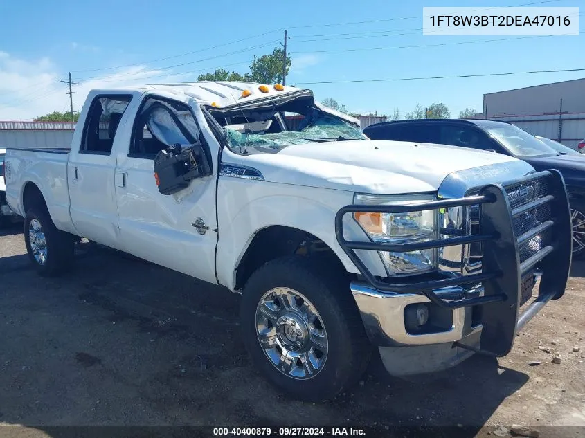 1FT8W3BT2DEA47016 2013 Ford F-350 Lariat