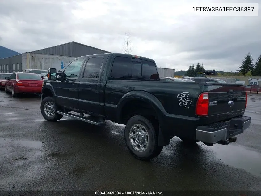 1FT8W3B61FEC36897 2015 Ford F-350 Lariat