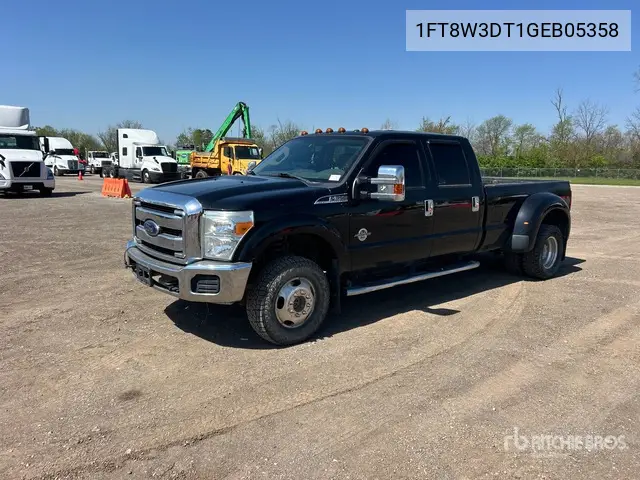 1FT8W3DT1GEB05358 2016 Ford F-350 2016 Ford F-350 Lariat 4X4 Crew Cab Pickup