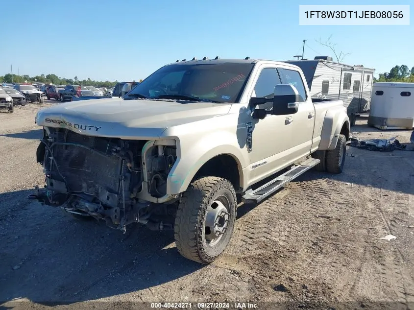 1FT8W3DT1JEB08056 2018 Ford F-350 Lariat