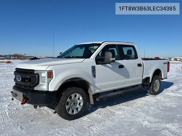 1FT8W3B63LEC34385 2020 Ford F-350 2020 Ford F-350 Xl 4X4 Crew Cab Pickup (Inoperable)