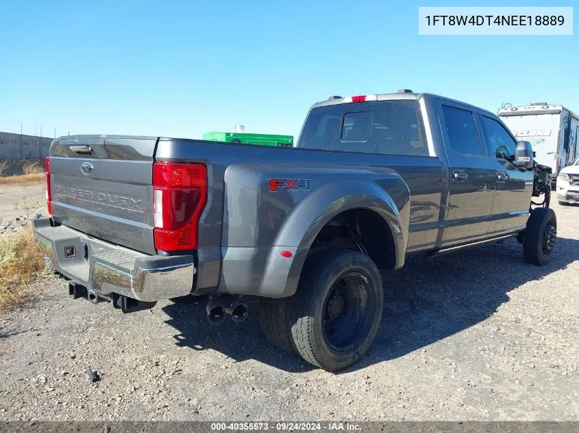 1FT8W4DT4NEE18889 2022 Ford F-450 Lariat