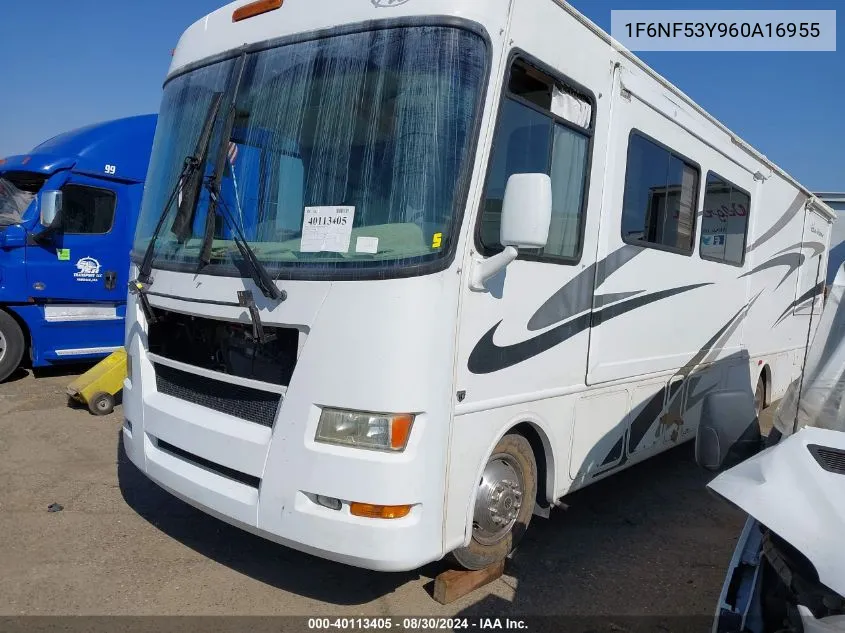 1F6NF53Y960A16955 2006 Hurricane Motor Home