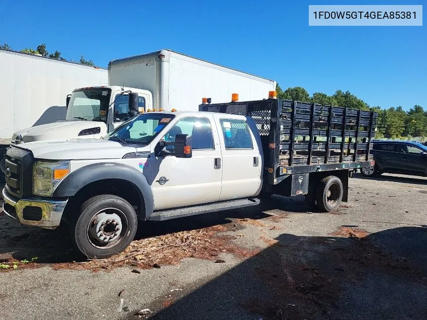 1FD0W5GT4GEA85381 2016 Ford F-550 Chassis Xl