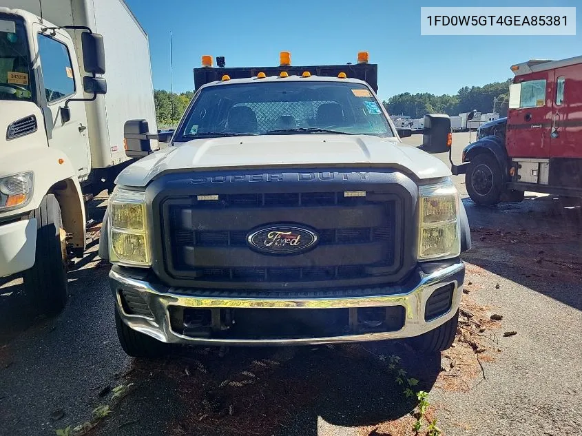 1FD0W5GT4GEA85381 2016 Ford F-550 Chassis Xl