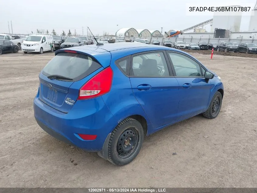 3FADP4EJ6BM107887 2011 Ford Fiesta Se