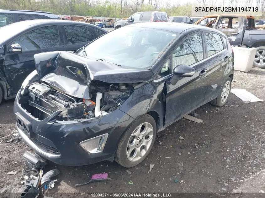 3FADP4FJ2BM194718 2011 Ford Fiesta Ses