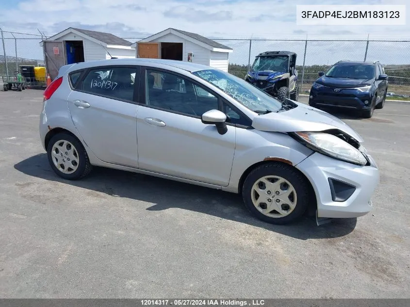 2011 Ford Fiesta Se VIN: 3FADP4EJ2BM183123 Lot: 12014317