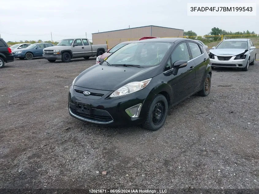 3FADP4FJ7BM199543 2011 Ford Fiesta Ses