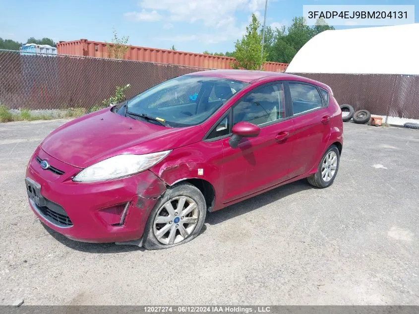 3FADP4EJ9BM204131 2011 Ford Fiesta