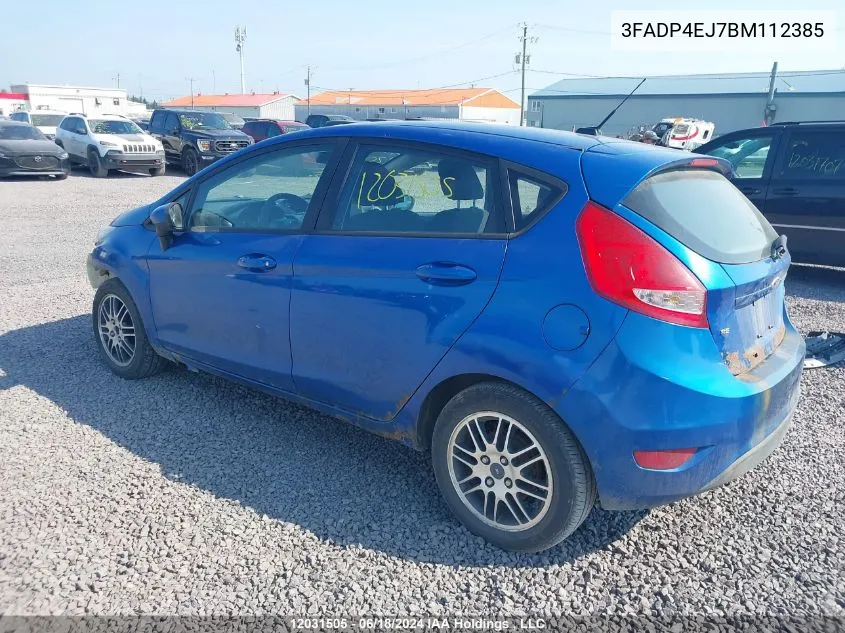 3FADP4EJ7BM112385 2011 Ford Fiesta