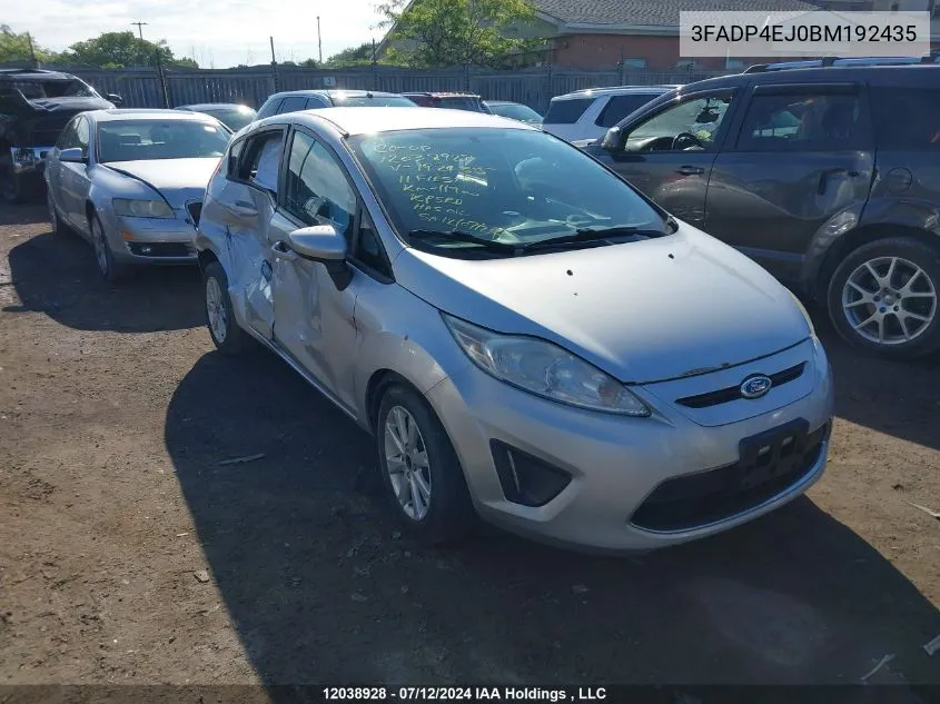 3FADP4EJ0BM192435 2011 Ford Fiesta Se