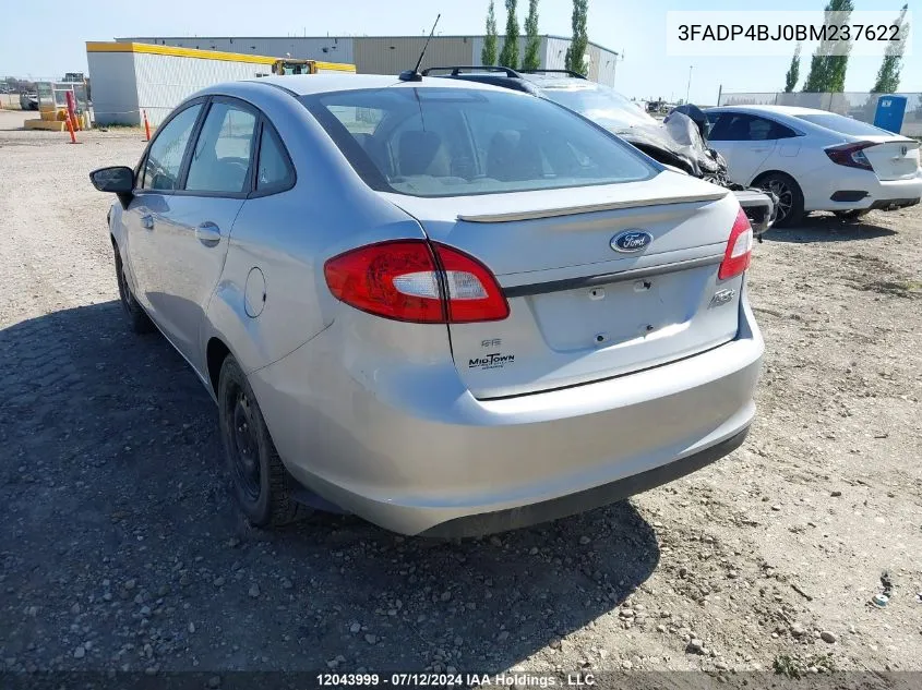 2011 Ford Fiesta Se VIN: 3FADP4BJ0BM237622 Lot: 12043999