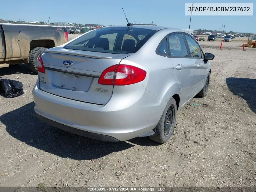 2011 Ford Fiesta Se VIN: 3FADP4BJ0BM237622 Lot: 12043999