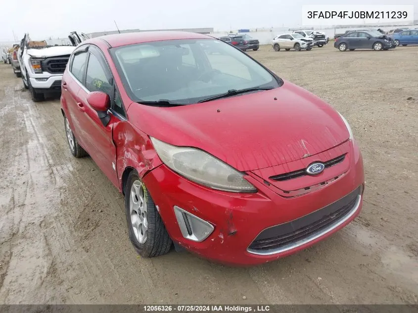 2011 Ford Fiesta Ses VIN: 3FADP4FJ0BM211239 Lot: 12056326