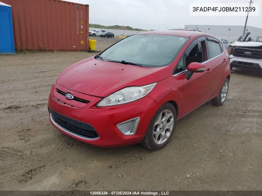 3FADP4FJ0BM211239 2011 Ford Fiesta Ses