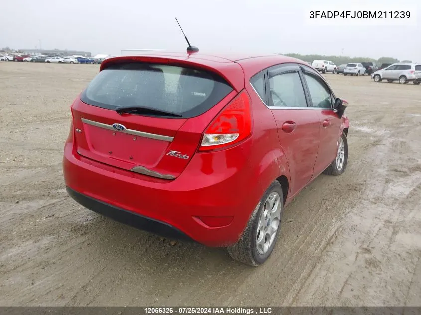 3FADP4FJ0BM211239 2011 Ford Fiesta Ses