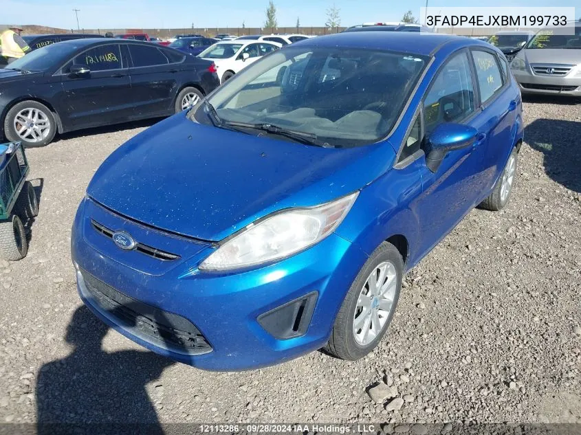 2011 Ford Fiesta Se VIN: 3FADP4EJXBM199733 Lot: 12113286