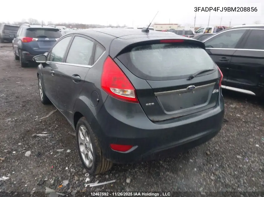 3FADP4FJ9BM208856 2011 Ford Fiesta Ses