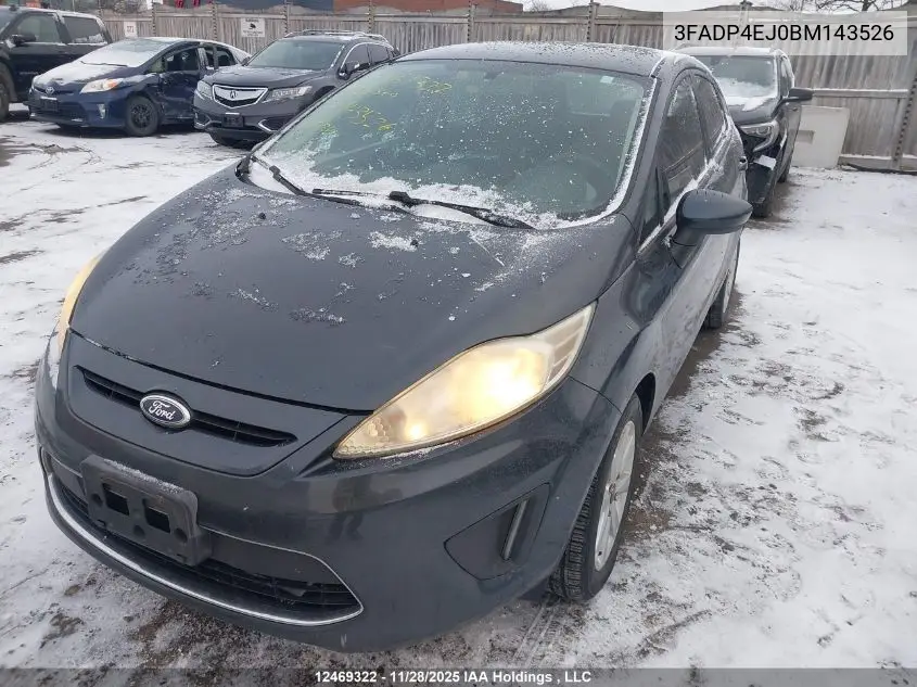 3FADP4EJ0BM143526 2011 Ford Fiesta Se