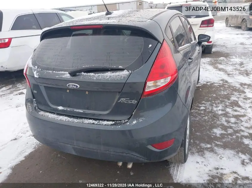 3FADP4EJ0BM143526 2011 Ford Fiesta Se