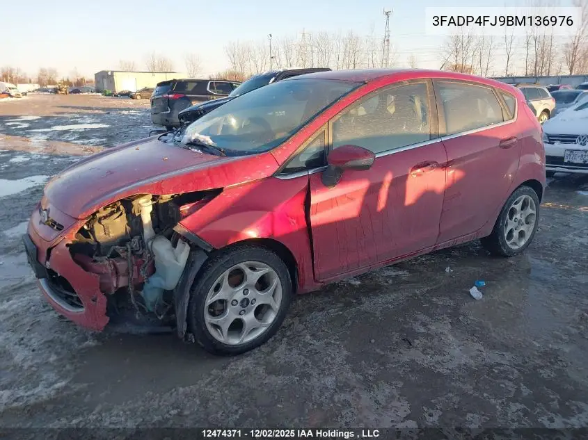 3FADP4FJ9BM136976 2011 Ford Fiesta Ses