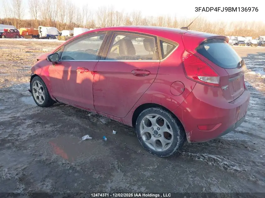 3FADP4FJ9BM136976 2011 Ford Fiesta Ses