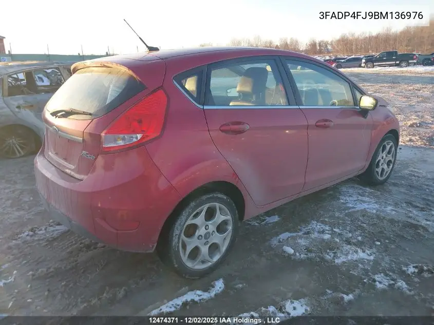 3FADP4FJ9BM136976 2011 Ford Fiesta Ses