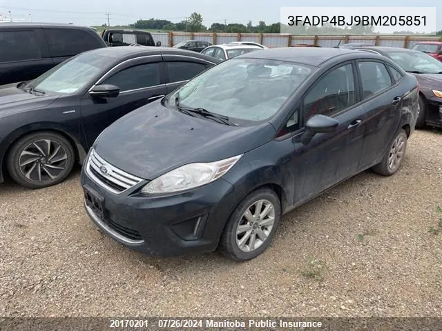 3FADP4BJ9BM205851 2011 Ford Fiesta Se