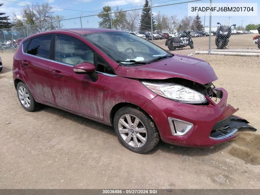 3FADP4FJ6BM201704 2011 Ford Fiesta Ses