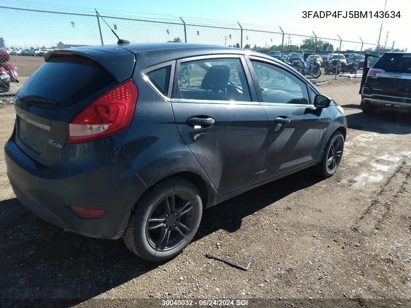 3FADP4FJ5BM143634 2011 Ford Fiesta Ses