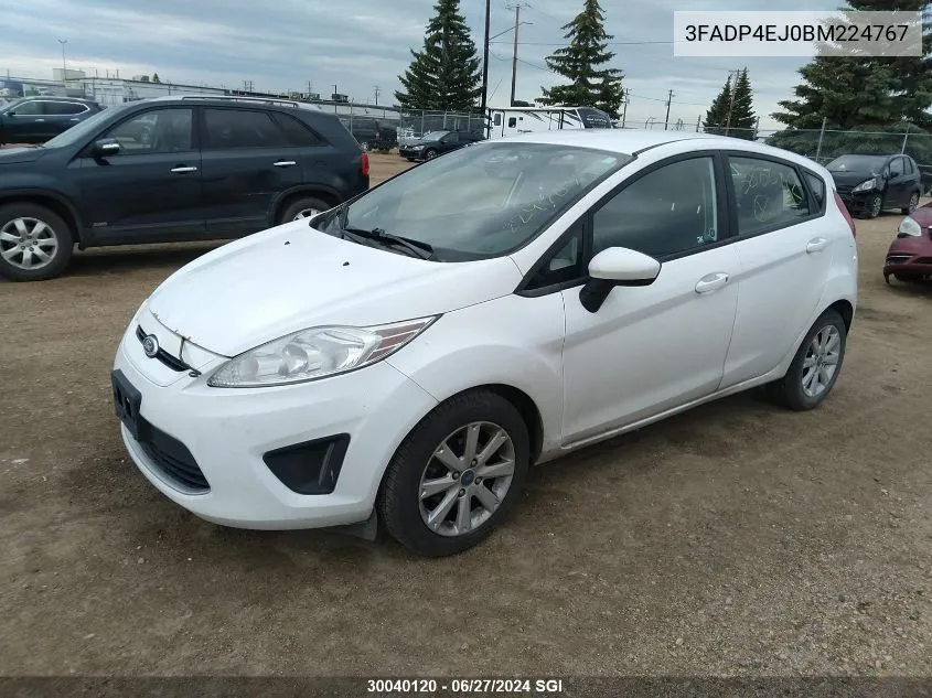 2011 Ford Fiesta Se VIN: 3FADP4EJ0BM224767 Lot: 30040120