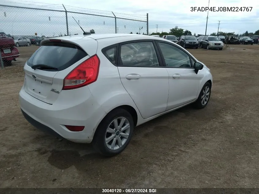 2011 Ford Fiesta Se VIN: 3FADP4EJ0BM224767 Lot: 30040120