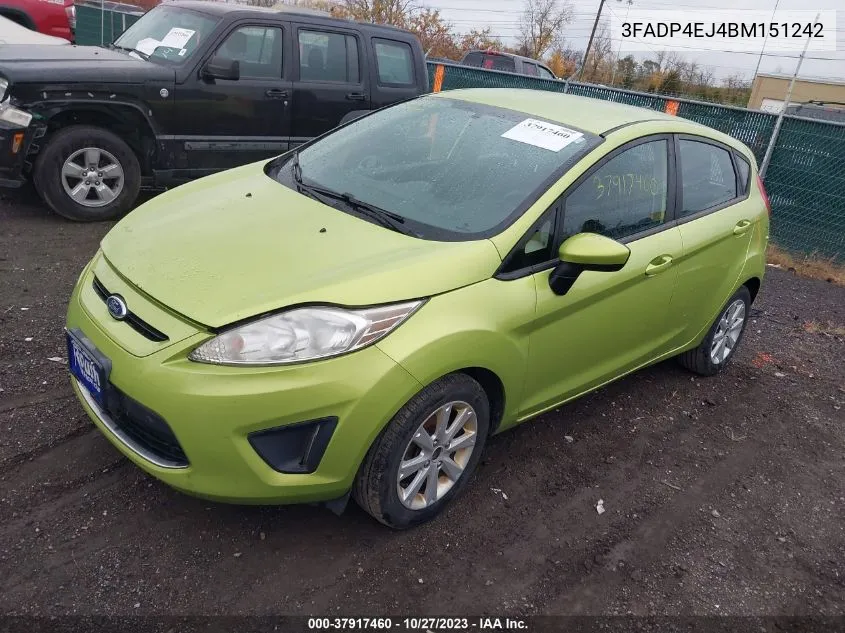 3FADP4EJ4BM151242 2011 Ford Fiesta Se