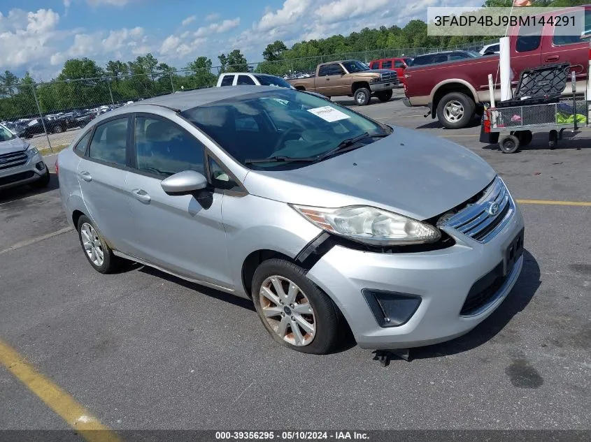 2011 Ford Fiesta Se VIN: 3FADP4BJ9BM144291 Lot: 39356295