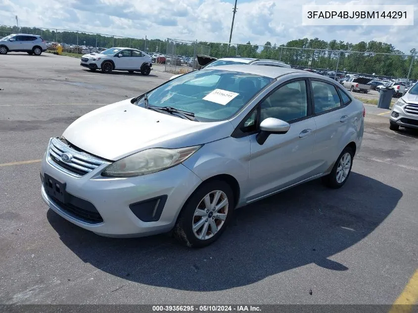 2011 Ford Fiesta Se VIN: 3FADP4BJ9BM144291 Lot: 39356295